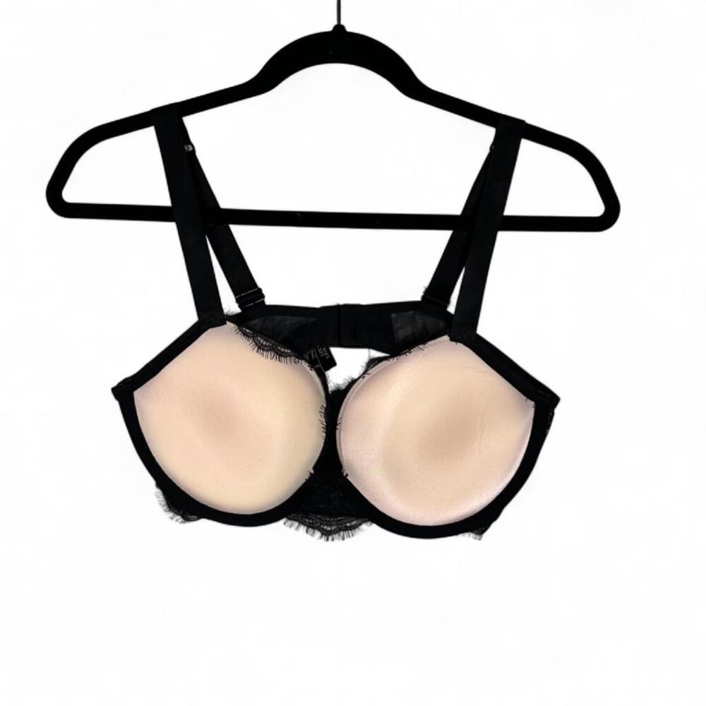 Victoria's Secret Black Push-up Shine Strap Lace Bra - Picture 6 of 6